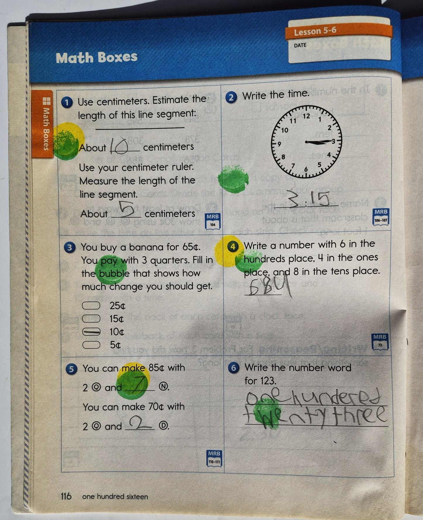 Everyday Mathematics 4 Grade 2 Student Math Journal Band 2 (Akzeptabel, 2014, Pbk, 120 Seiten, McGraw Hill Education)