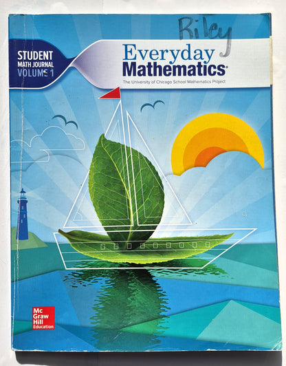 Everyday Mathematics 4 Grade 2 Student Math Journal Band 1 (Akzeptabel, 2014, Taschenbuch, 120 Seiten, McGraw Hill Education)