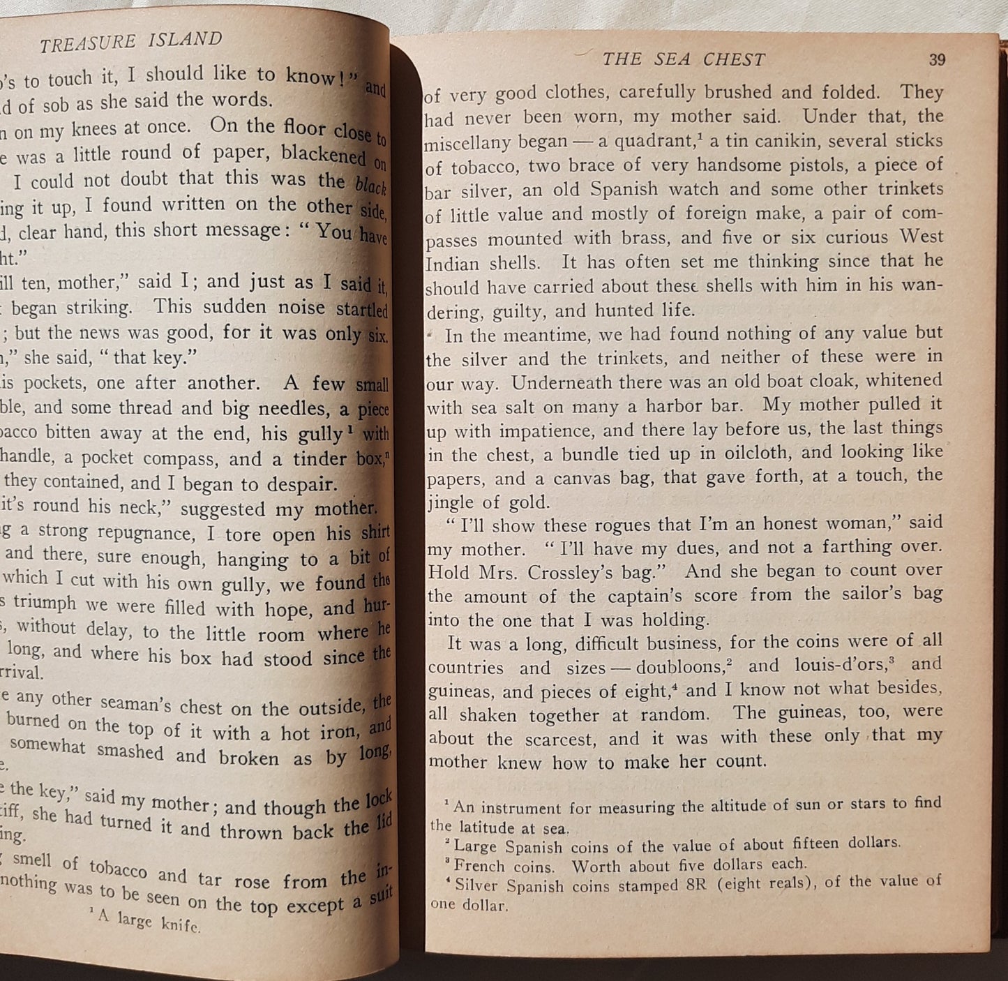 Eclectic English Classics: Stevenson's Treasure Island edited by Edwin Fairley (Good, 1913, HC)