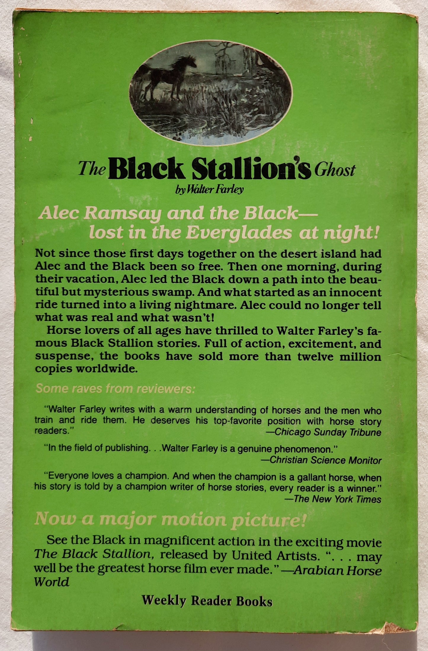 The Black Stallion's Ghost #17 by Walter Farley (Good, 1982, Pbk, 166 pages, Weekly Reader)