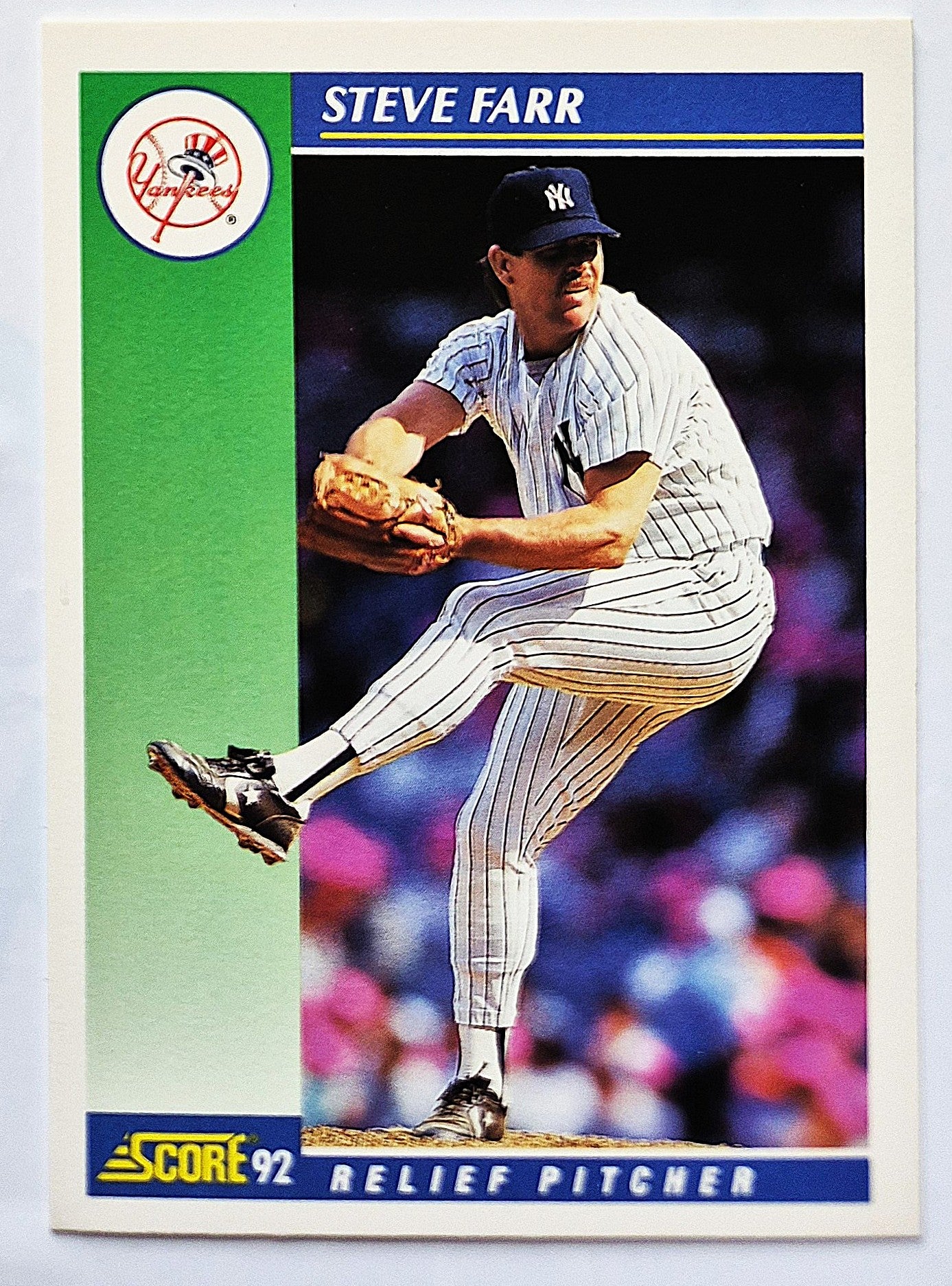 Scott Bailes California Angels Relief Pitcher 1992 Score #331 Baseballkarte (Exzellent)