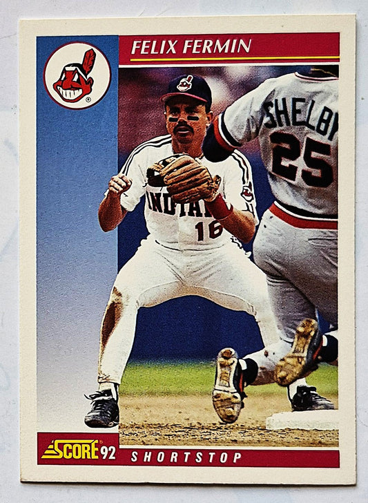Fermin Felix Cleveland Indians Shortstop #148 Score 1992 Baseball Card