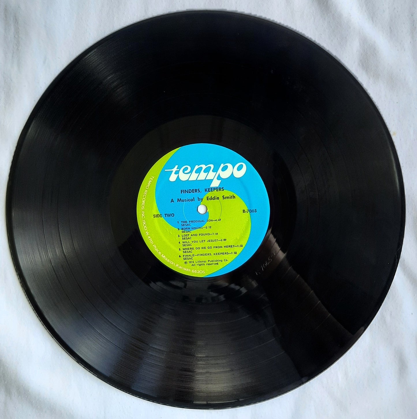 Tempo Singers Finders, Keepers A Musical for the Young Choir Vinyl Record (Very good, 1974, R-7065)