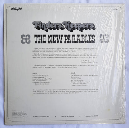 Tempo Singers Finders, Keepers A Musical for the Young Choir Vinyl Record (Very good, 1974, R-7065)