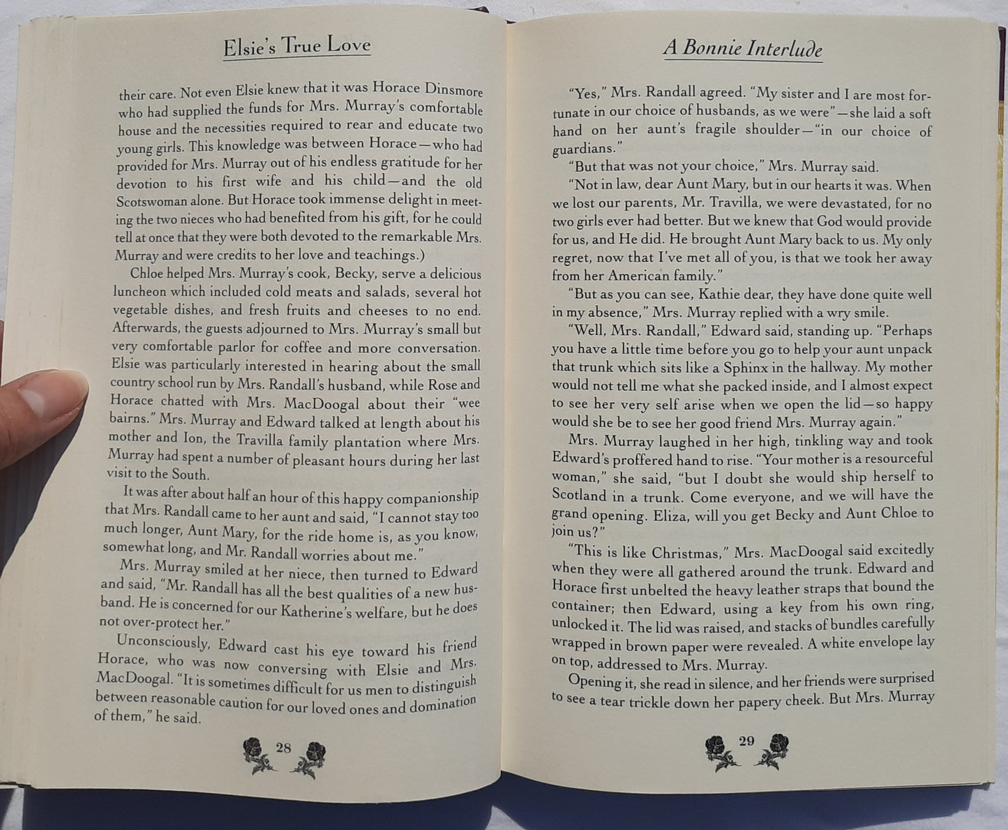 Elsie's True Love #5 by Martha Finley (Good, HC, 2000, Mission City Press, 224 pages)