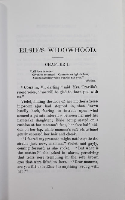 Elsie's Widowhood #7 by Martha Finley (New, 2009, Pbk, 340 pages, Sovereign Grace)