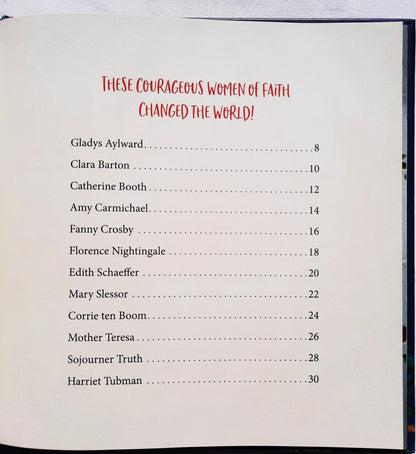 She Believed: 12 Stories of Courageous Women of Faith Who Changed the World by Jean Fischer (New, 2020, HC, 32 pages, Shiloh Kidz)