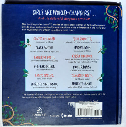 She Believed: 12 Stories of Courageous Women of Faith Who Changed the World by Jean Fischer (New, 2020, HC, 32 pages, Shiloh Kidz)