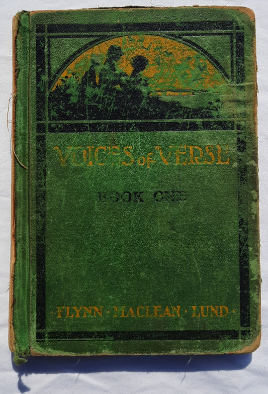 Voices of Verse Book One by Harry E. Flynn; Ray MacLean; Chester Lund (Acceptable, 1933, HC, 150 pages, Lyons & Carnahan)