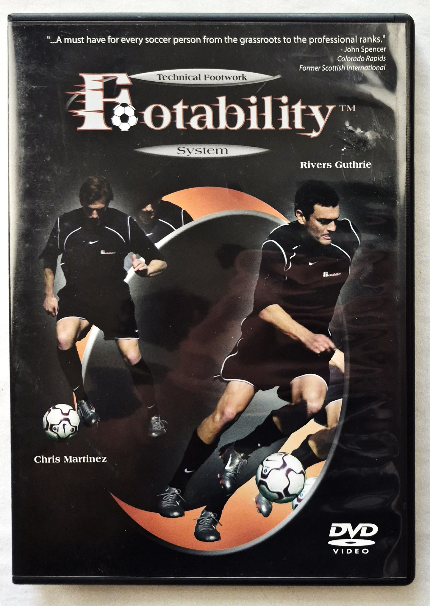 Soccer Technical Footwork System: Footability by Rivers Guthrie; Chris Martinez (Sehr gut, 2003, Southpaw Multimedia)