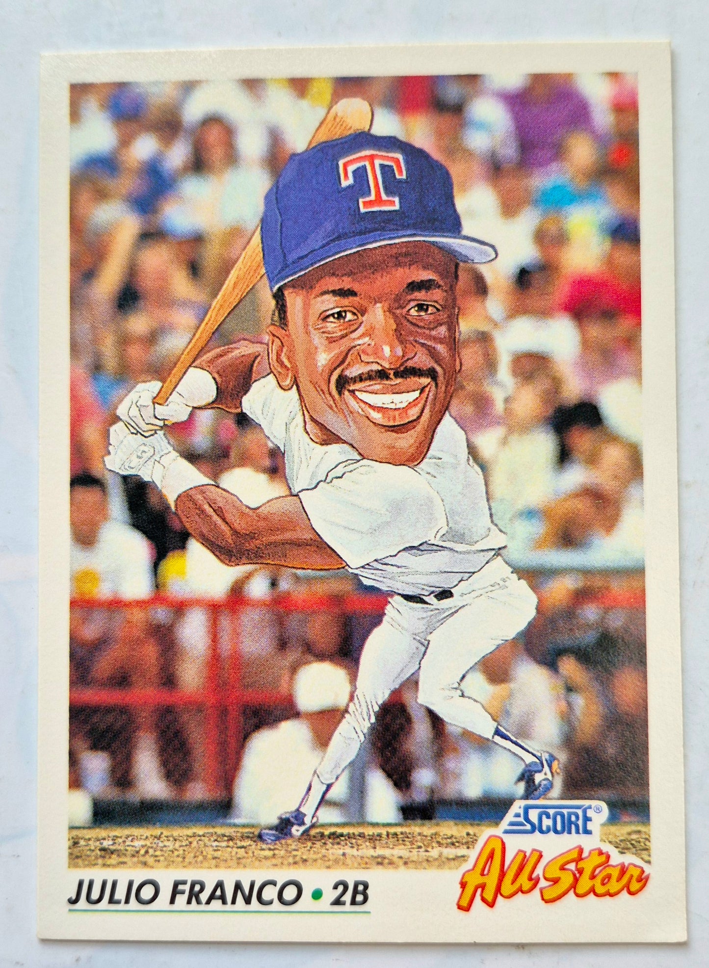 All Star Julio Franco Second Base #432 Score '92 Baseball Card