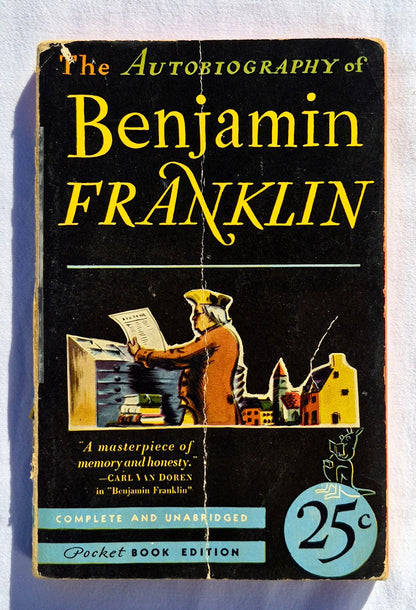 The Autobiography of Benjamin Franklin by Benjamin Franklin (Good, 1941, Pbk, 280 pgs, Pocket Books)