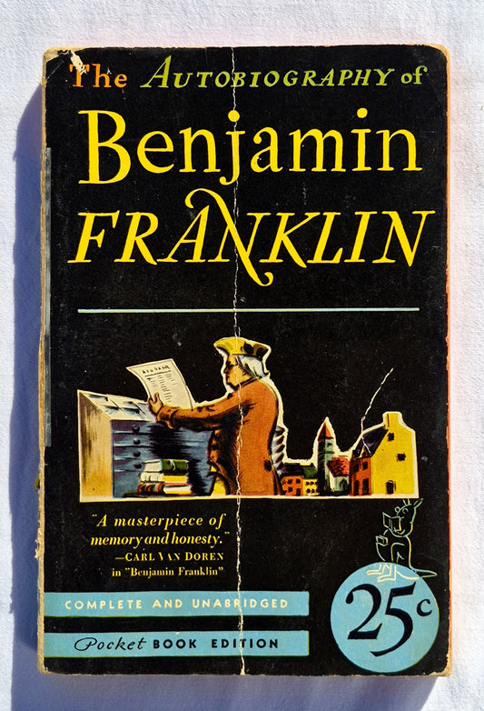 The Autobiography of Benjamin Franklin by Benjamin Franklin (Good, 1941, Pbk, 280 pgs, Pocket Books)