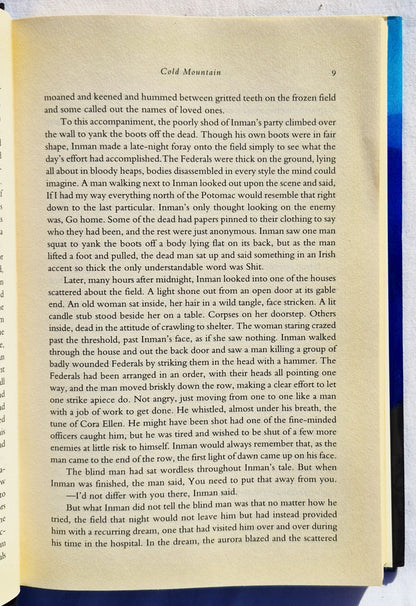 Cold Mountain von Charles Frazier (Sehr gut, 1997, gebunden, 358 Seiten, Atlanta Monthly Press)