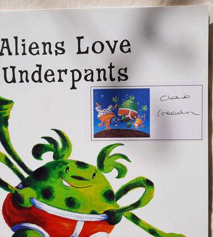 Aliens Love Underpants by Claire Freedman (Very good, 2013, HC, 32 pgs)