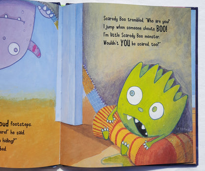 Scaredy Boo! by Claire Freedman; Russell Julian (Good, 2013, HC, 32 pages, Parragon Books)