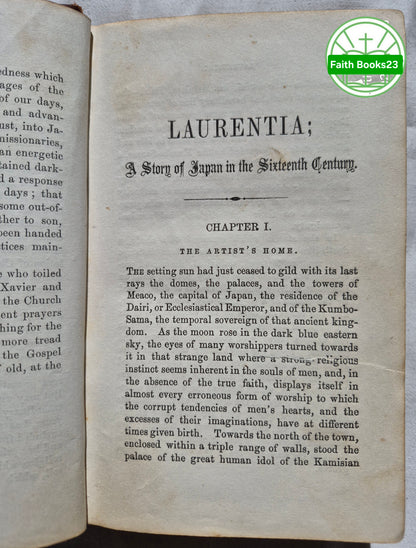 Laurentia: A Tale of Japan von Lady Georgiana Fullerton (Gut, 1866, HC, 215 Seiten, Baltimore: Kelly & Piet)