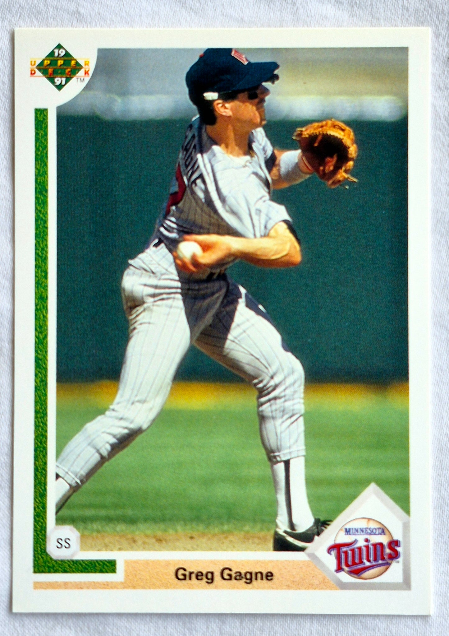Gagne Greg Minnesota Twins Shortstop #415 Upper Deck 1991 Baseball Card