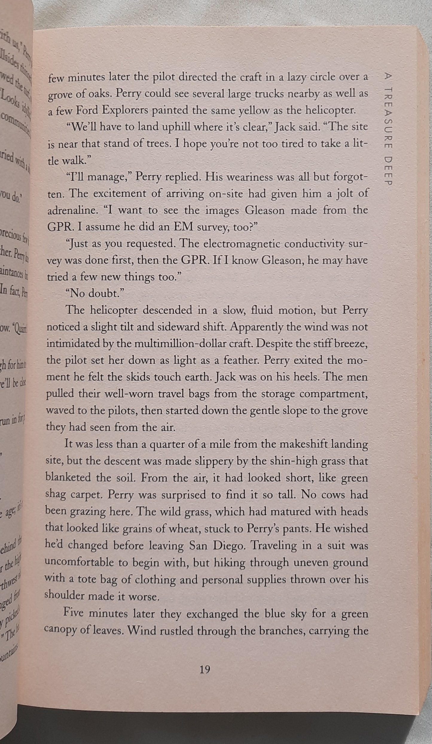 A Treasure Deep by Alton Gansky (Perry Sachs #1, Good, 2003, Pbk, 352 pages, Promise Press)