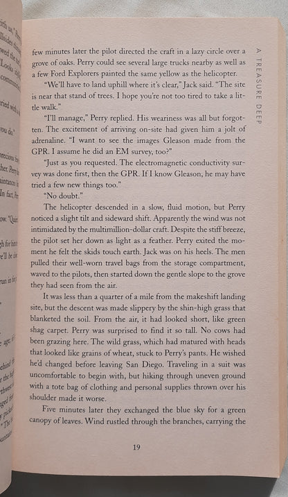 A Treasure Deep by Alton Gansky (Perry Sachs #1, Good, 2003, Pbk, 352 pages, Promise Press)