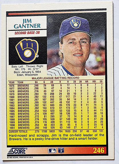 Scott Bailes California Angels Relief Pitcher 1992 Score #331 Baseballkarte (Exzellent)