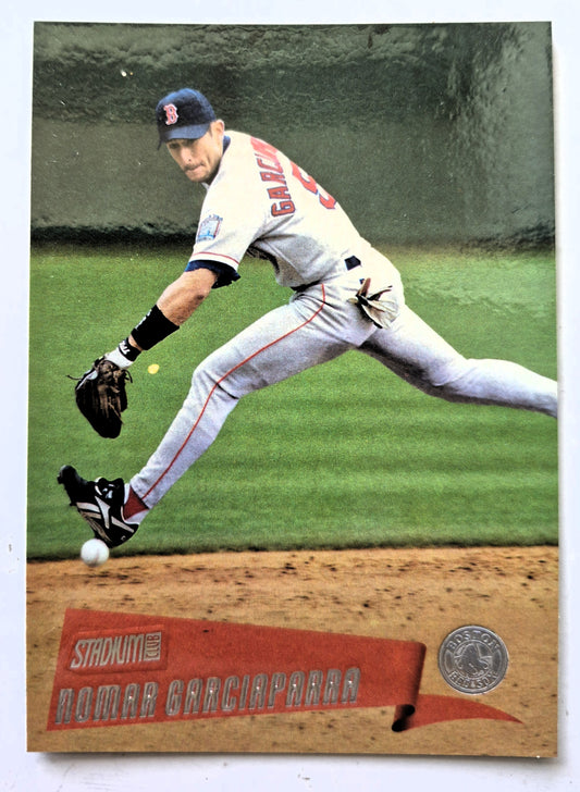 TOPPS 2000 Stadium Club Nomar Garciaparra Boston Red Sox #1 Baseballkarte
