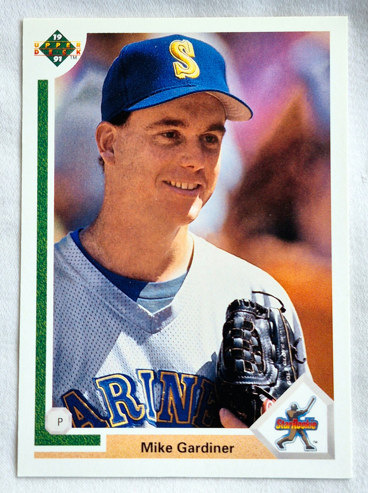 Gardiner Mike Seattle Mariners Pitcher #14 Star Rookie Upper Deck 1991 Baseball Card