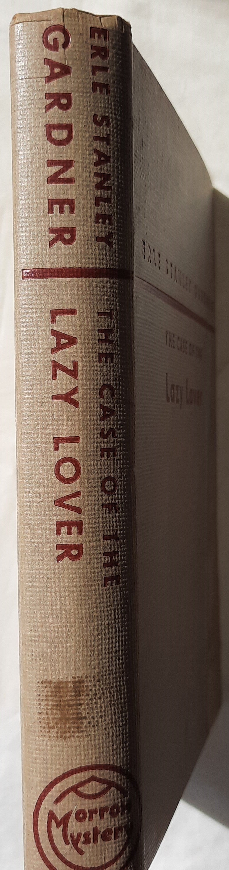 The Case of the Lazy Lover by Erle Stanley Gardner (Perry Mason, Acceptable, 1947, HC, 250 pgs)