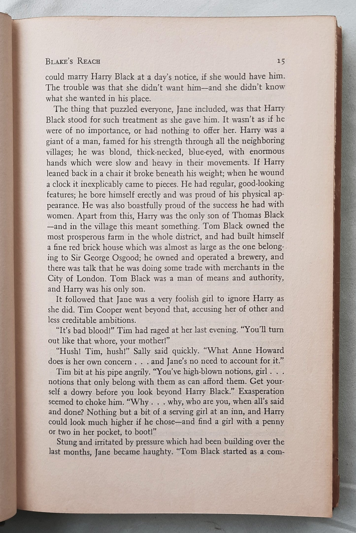 Blake's Reach von Catherine Gaskin (Gut, 1958, gebundene Ausgabe, 315 Seiten, J.B. Lippincott Company)