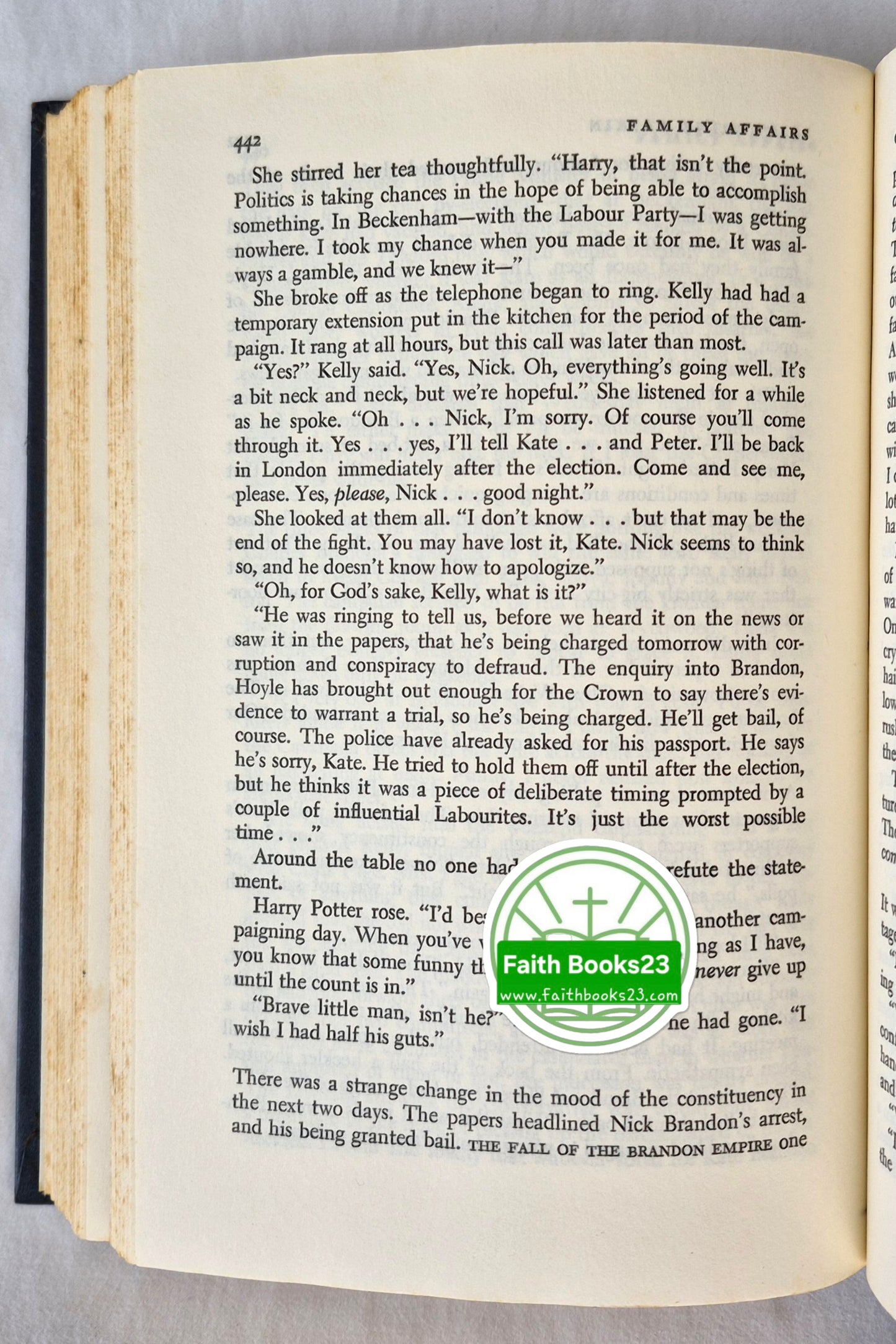 Family Affairs von Catherine Gaskin (Gut, 1980, Gebundene Ausgabe, 506 Seiten, Doubleday & Co.)