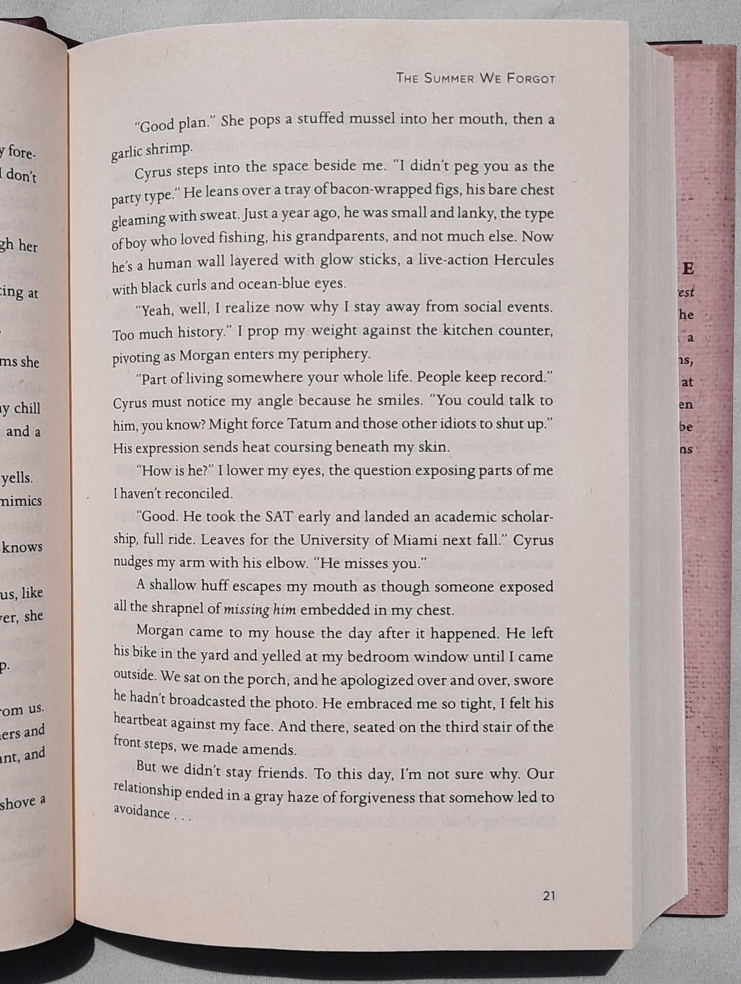 The Summer We Forgot by Caroline George (New, 2022, HC, 402 pages, Thomas Nelson)