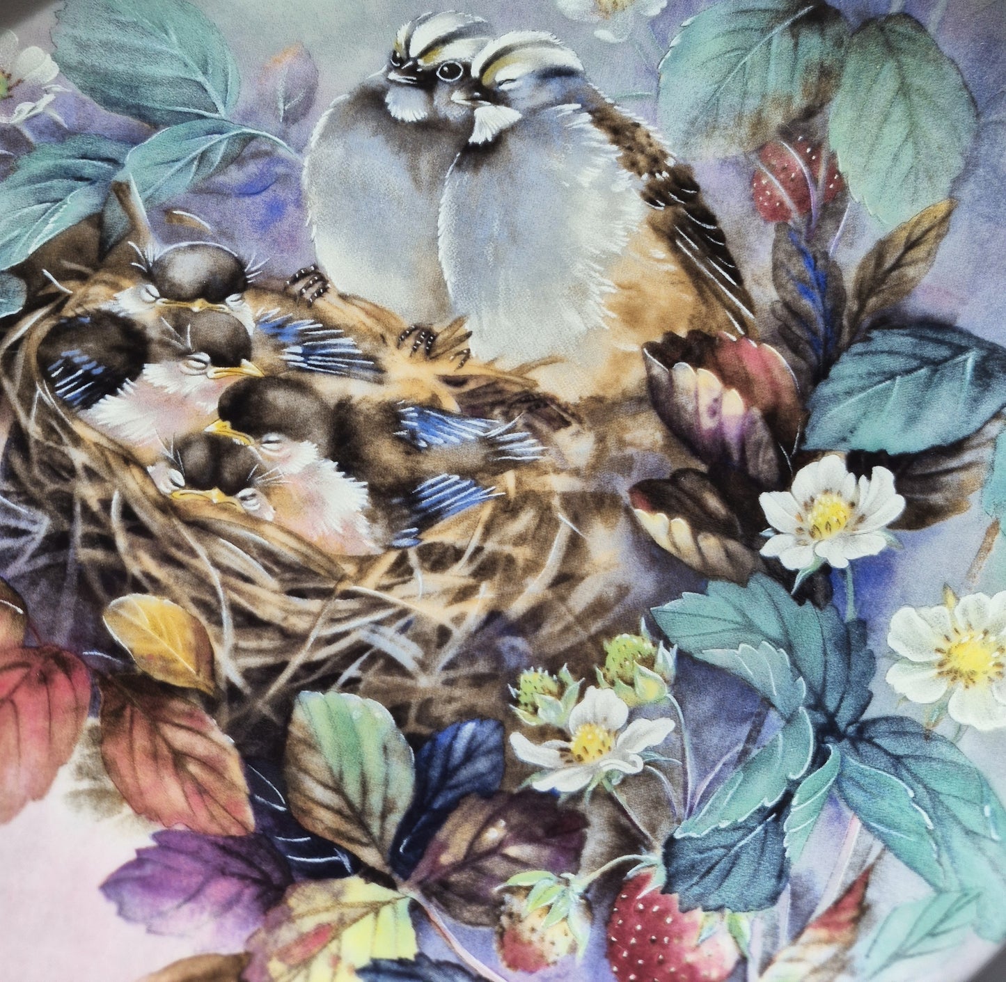 W.L. George Lena Lui Sammelteller aus Keramik „Tender Lullaby“ 1990, sehr gut, #10002B)