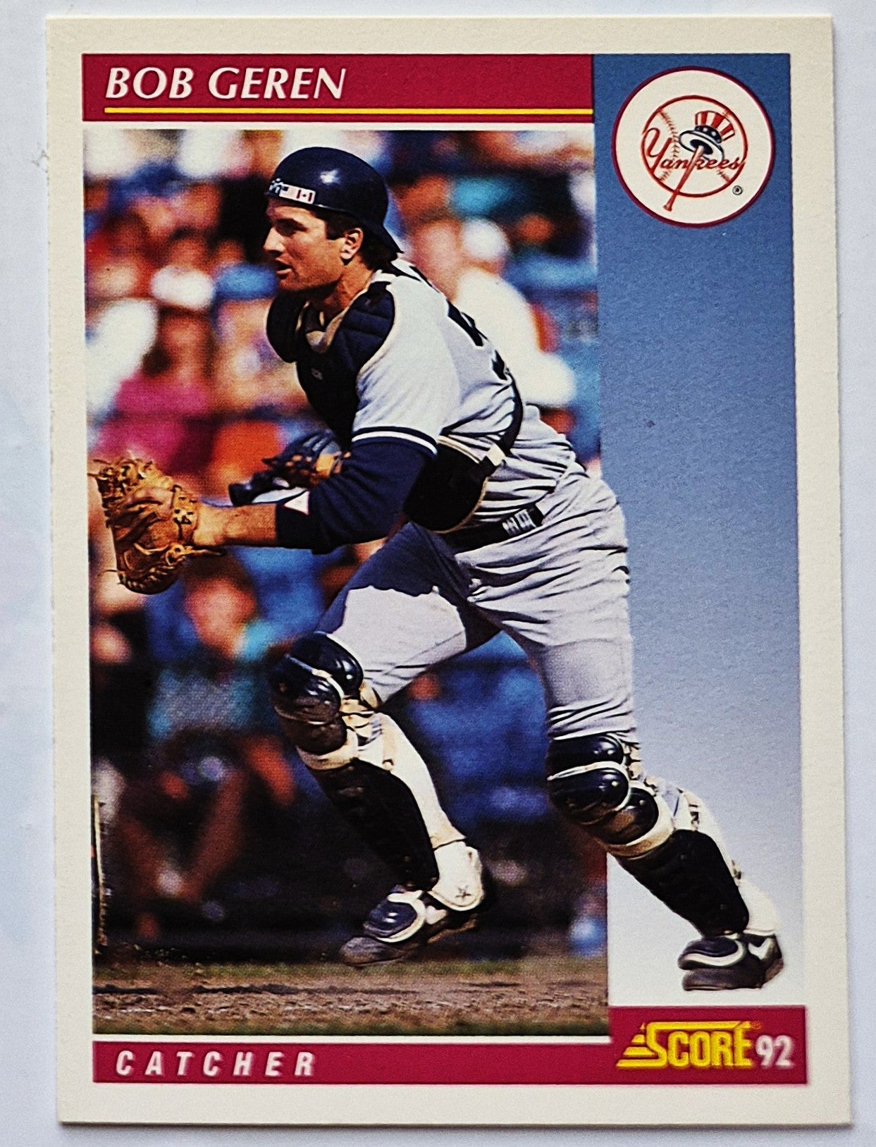 Scott Bailes California Angels Relief Pitcher 1992 Score #331 Baseballkarte (Exzellent)