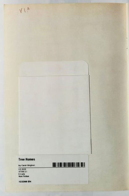 Science Vocabulary Readers: Tree Homes by Carol Ghiglieri (Very good, 2007, Pbk, 16 pages, Scholastic)