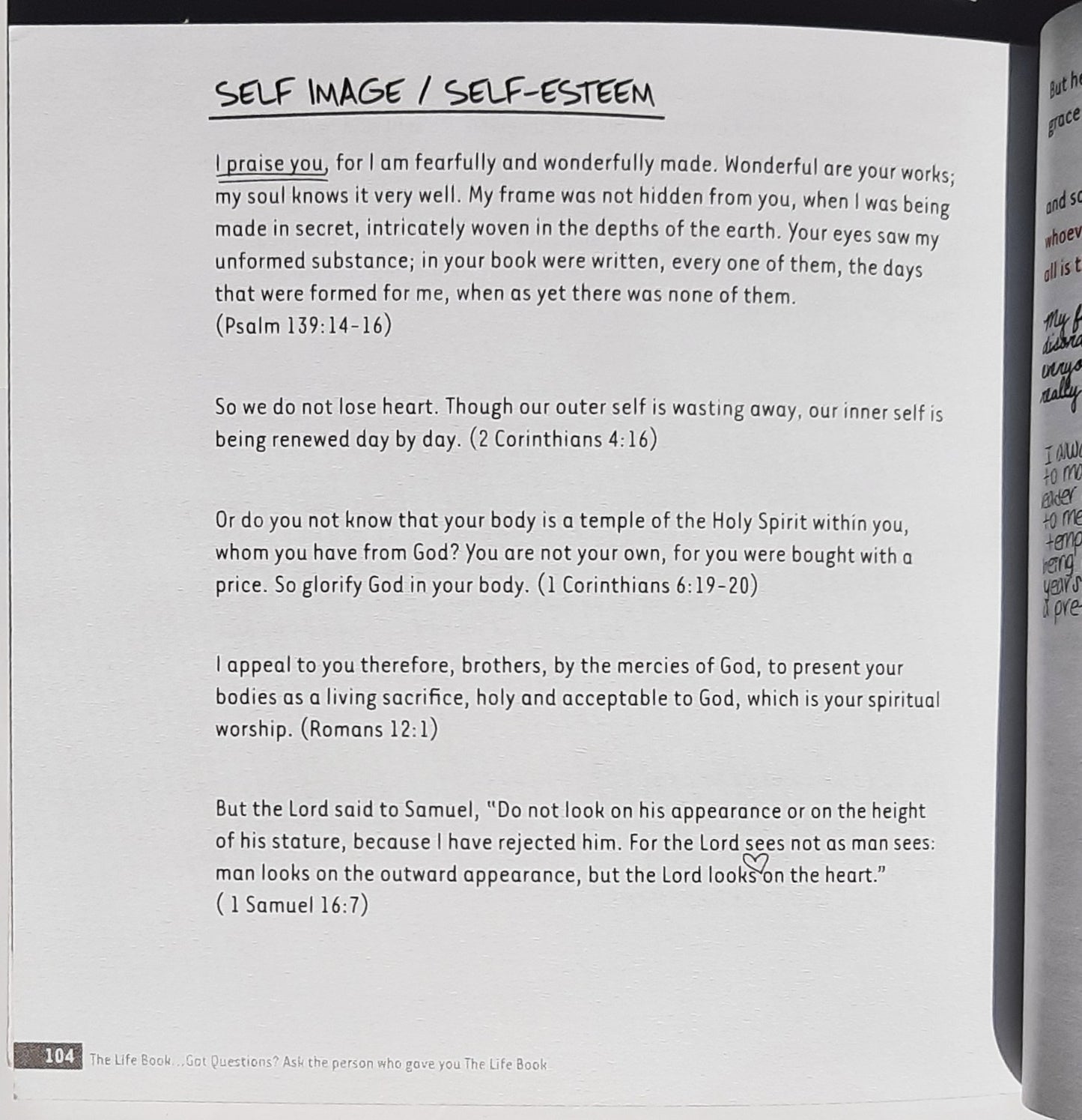 The Life Book by The Gideons International (Very good, 2013, Pbk, 110 pages)