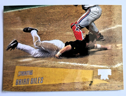 2000 Stadium Club Brian Giles Pittsburgh Pirates #34 Baseballkarte TOPPS Neuwertig