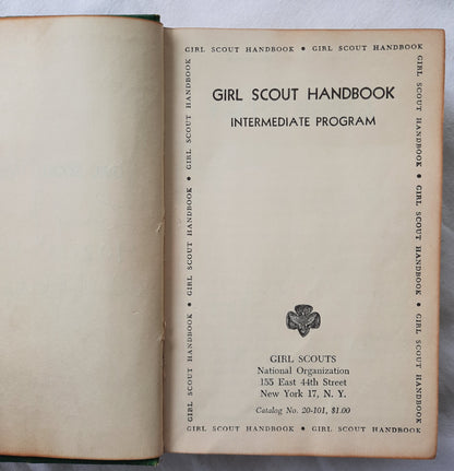 Girl Scout Handbook: Intermediate Program by Girl Scouts of America (Good, 1947, HC, 532 pages, GSA)