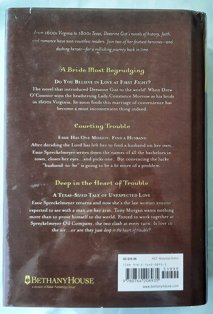 The Trouble with Brides by Deeanne Gist (Very good, 2011, HC, 704 pages, Bethany House)