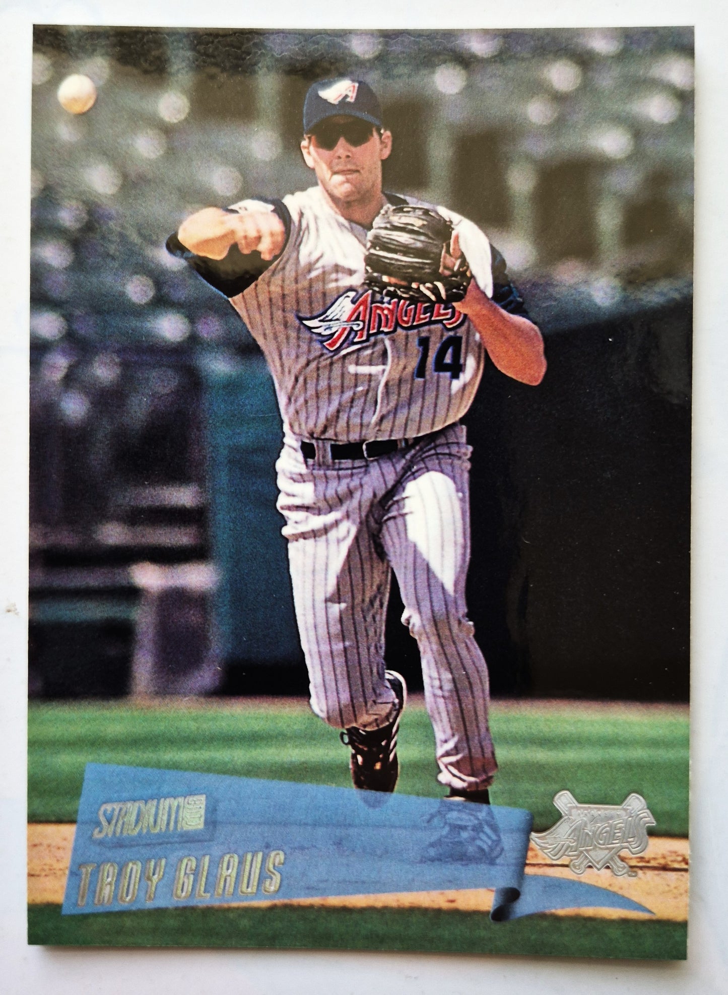 Glaus Troy Angelinos de Anaheim Tercera Base #78 Topps 2000 Stadium Club Tarjeta de Béisbol