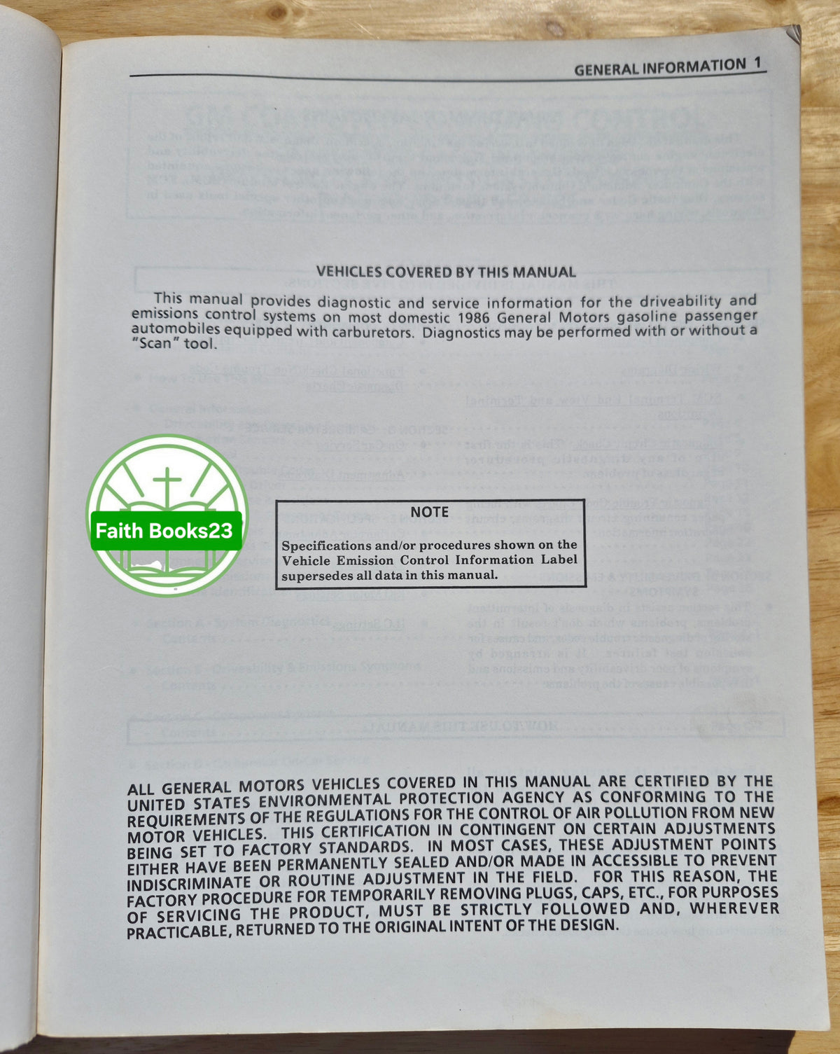 GM Expertec Driveability and Emissions Diagnostics 1986 Vergaser von General Motors Corp. (Gut, 1988, Pbk)