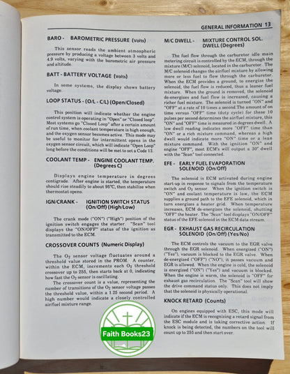 GM Expertec Driveability and Emissions Diagnostics 1986 Vergaser von General Motors Corp. (Gut, 1988, Pbk)