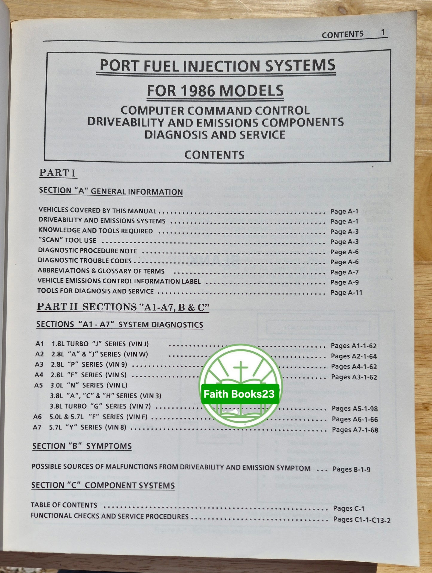 GM Expertec Driveability and Emissions Diagnostics 1986 Port Fuel Injection by General Motors Corp. (Good, 1988, Pbk)