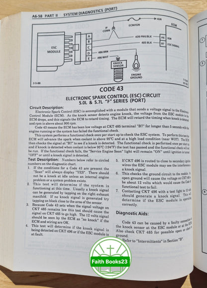 GM Expertec Driveability and Emissions Diagnostics 1986 Port Fuel Injection by General Motors Corp. (Good, 1988, Pbk)