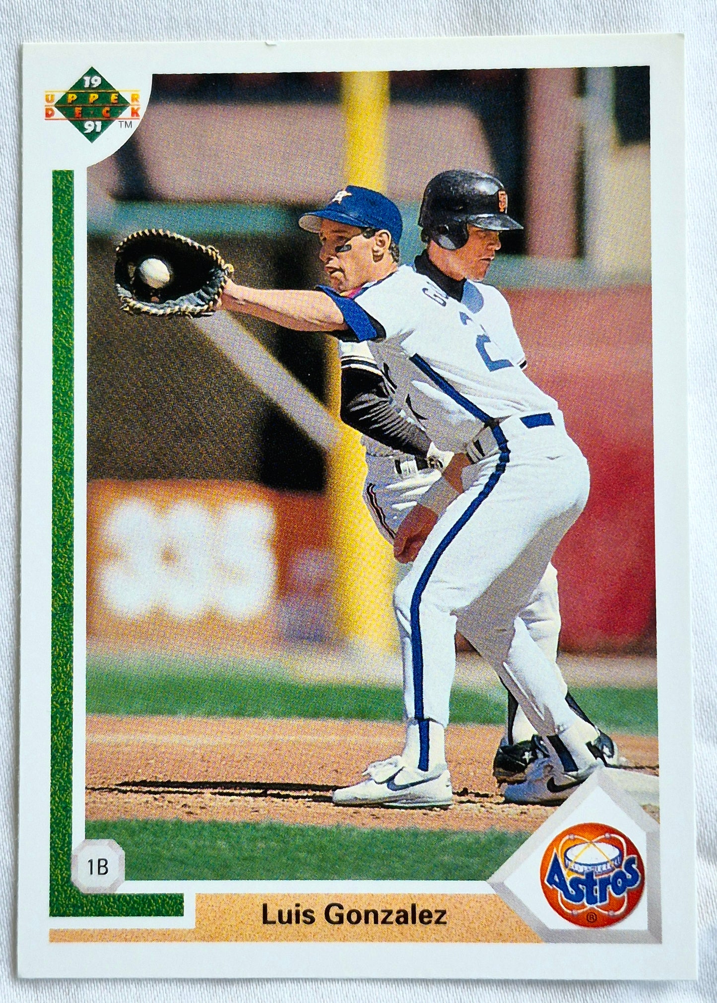 Gonzalez Luis Houston Astros 1st Base #567 Upper Deck 1991 Baseball Card
