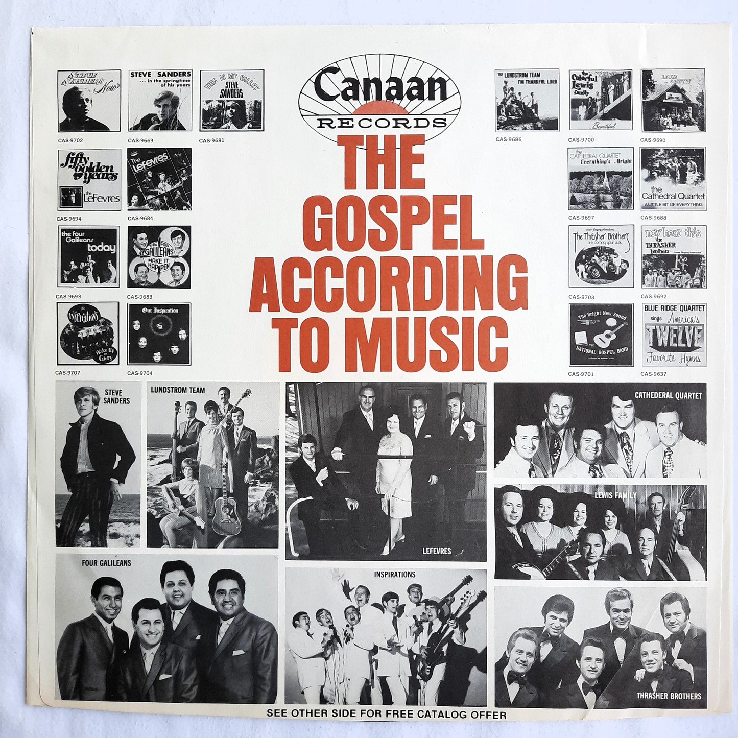 GMA Gospel Music's Top Ten for 1971 Vinyl Record (Very good, 12", 33 RPM, #3169)