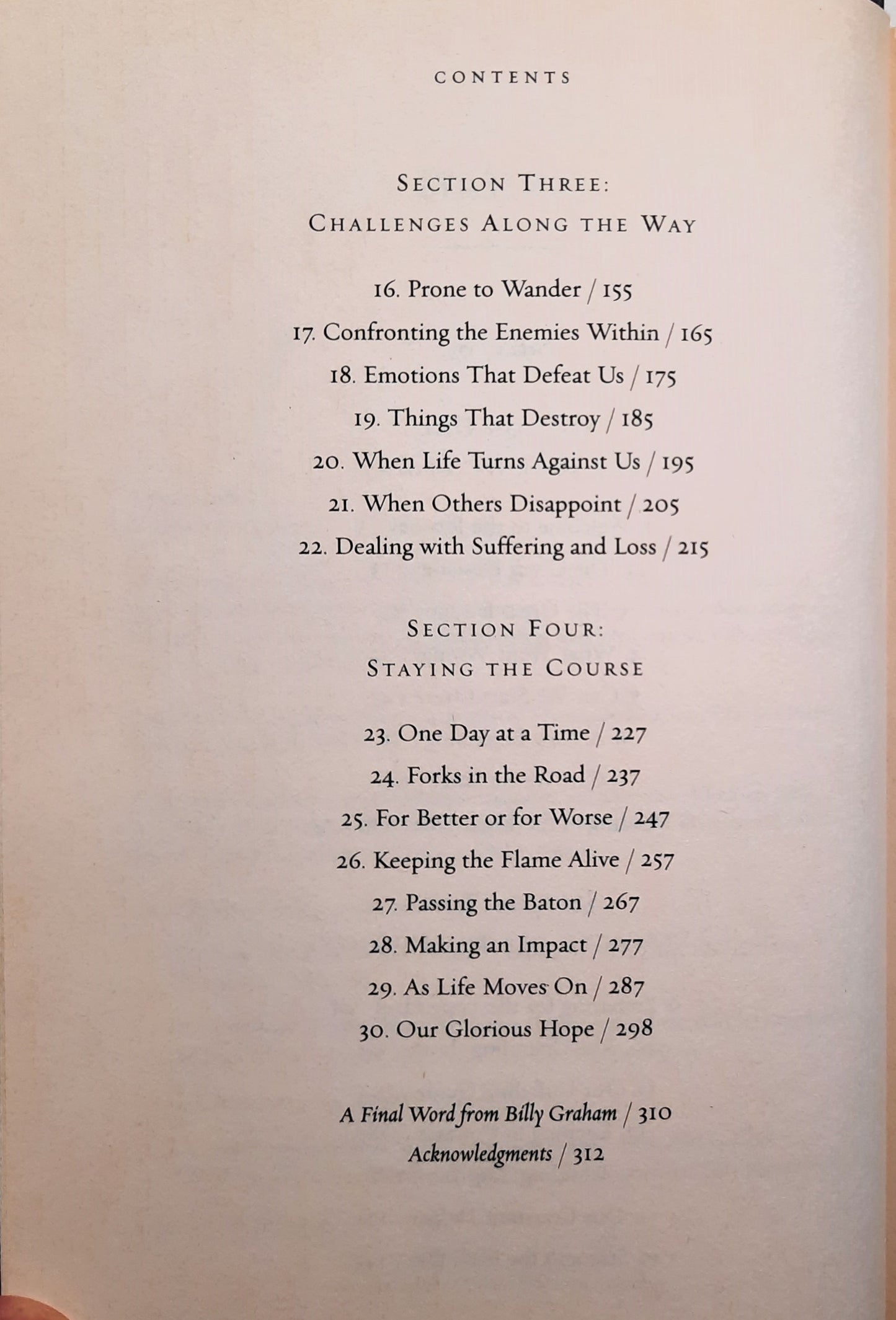 The Journey: How to Live by Faith in an Uncertain World by Billy Graham (Very good, 2006, HC, 312 pages, W Publishing Group)