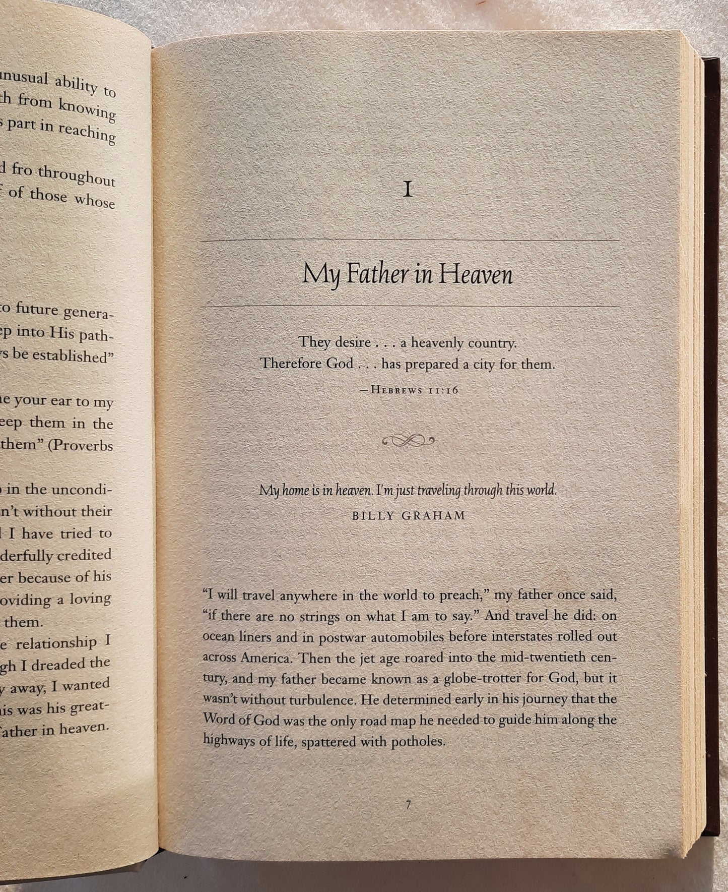 Through My Father's Eyes by Franklin Graham; Donna Lee Toney (Very good, 2018, HC, 319 pages, W Publishing Group)