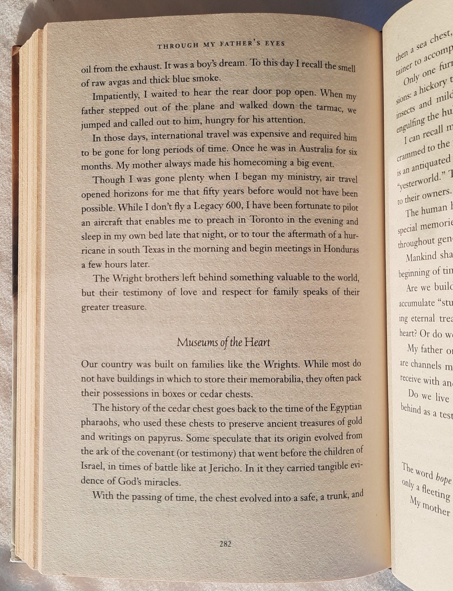 Through My Father's Eyes by Franklin Graham; Donna Lee Toney (Very good, 2018, HC, 319 pages, W Publishing Group)