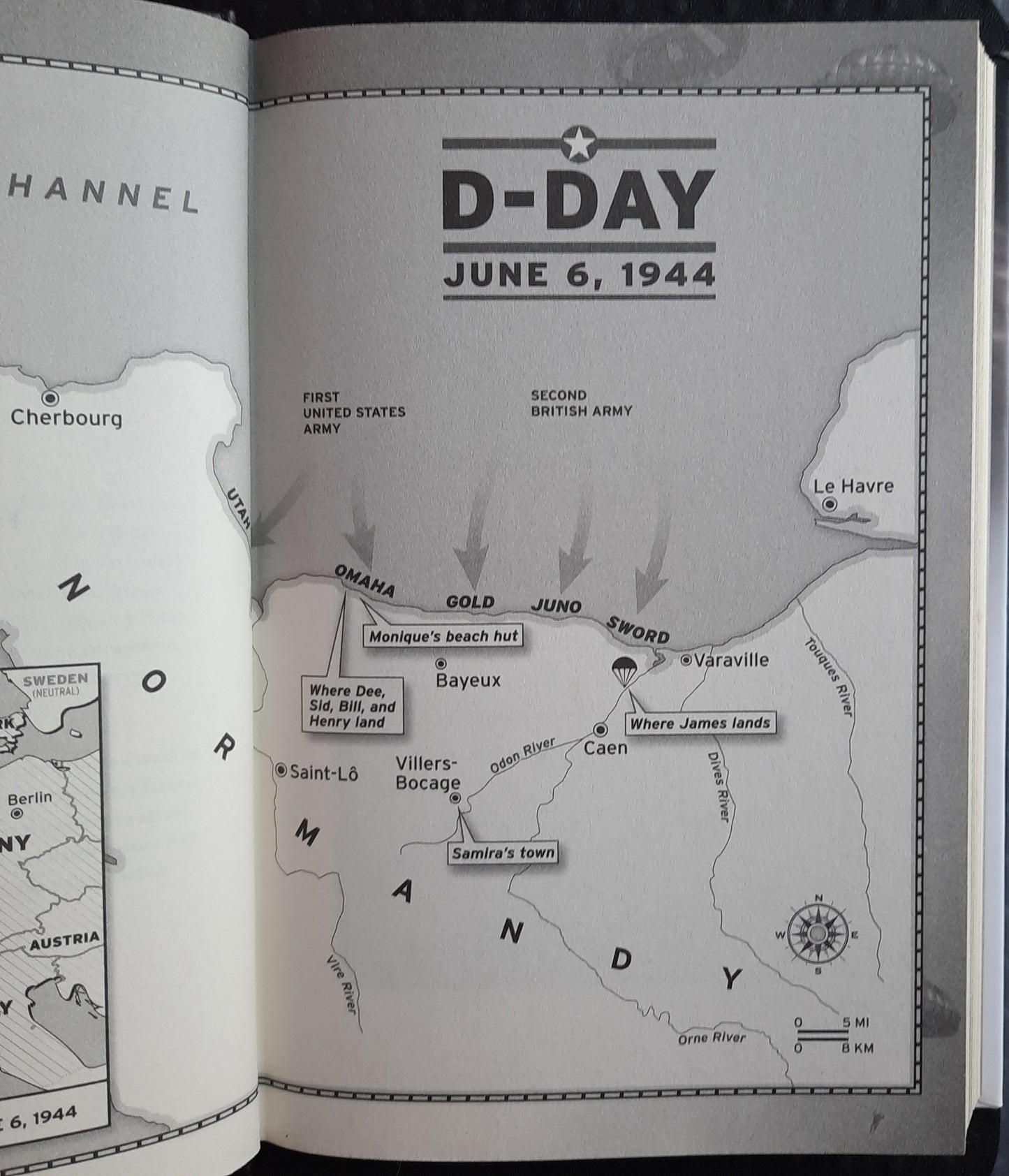 Allies: D-Day. One chance to unite. Everything to Lose. by Alan Gratz (Very good, 2019, HC, 324 pages, Scholastic)