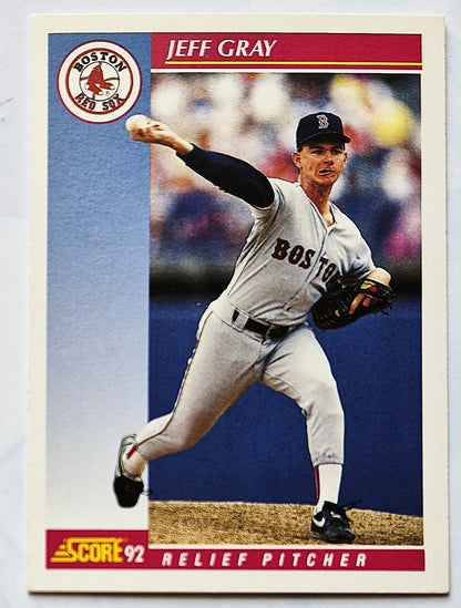 Scott Bailes California Angels Relief Pitcher 1992 Score #331 Baseballkarte (Exzellent)